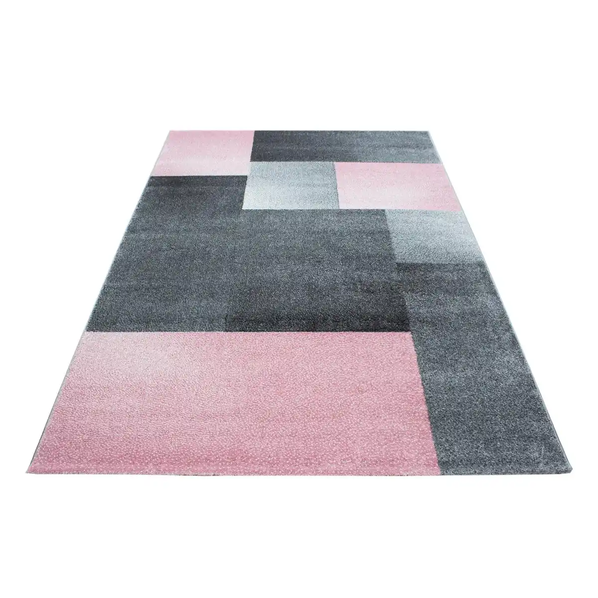Bild 1 von Webteppich Lucca Pink/Grau ca. 120x170cm, Pink