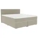 Bild 1 von Boxxx Boxspringbett, Beige, Kunststoff, H3, Höhe ca. 19 cm, 200x200 cm, Topper durchgehend, in verschiedenen Größen erhältlich, Partnermatratze mit durchgehendem Bezug, Schlafzimmer, Betten, Dopp