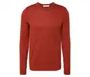 Bild 1 von Merino-Pullover, orange meliert