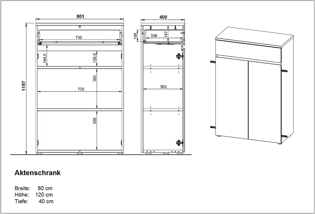Bild 3 von Aktenschrank Vito Lapito