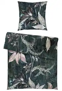 Bettwäsche Chiara XL Anthrazit ca. 155x220cm, Anthrazit