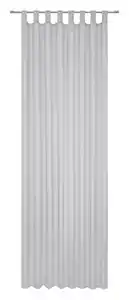 Schlaufenvorhang Hanna Taupe, 2 Stk., Taupe