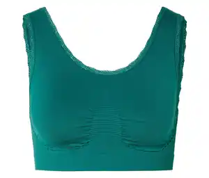 Seamless-Bustier, dunkelgrün