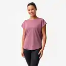 Bild 1 von DOMYOS T-Shirt Damen weit atmungsaktiv - hellviolett