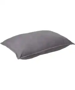 Kissen mit gerippter Optik, grau