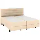 Bild 1 von Musterring Boxspringbett, Beige, Kunststoff, H2 + H4, 7-Zonen, Höhe ca. 22 cm, 180x200 cm, Dgm, Über- und Sondergrößen erhältlich, gepolstertes Kopfteil, Stoffauswahl, Matratze in verschiedenen