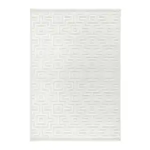 Webteppich Solar in Beige ca. 80x150cm, Beige