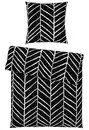 Bild 1 von Bettwäsche Marble in Schwarz ca. 135x200cm, Schwarz