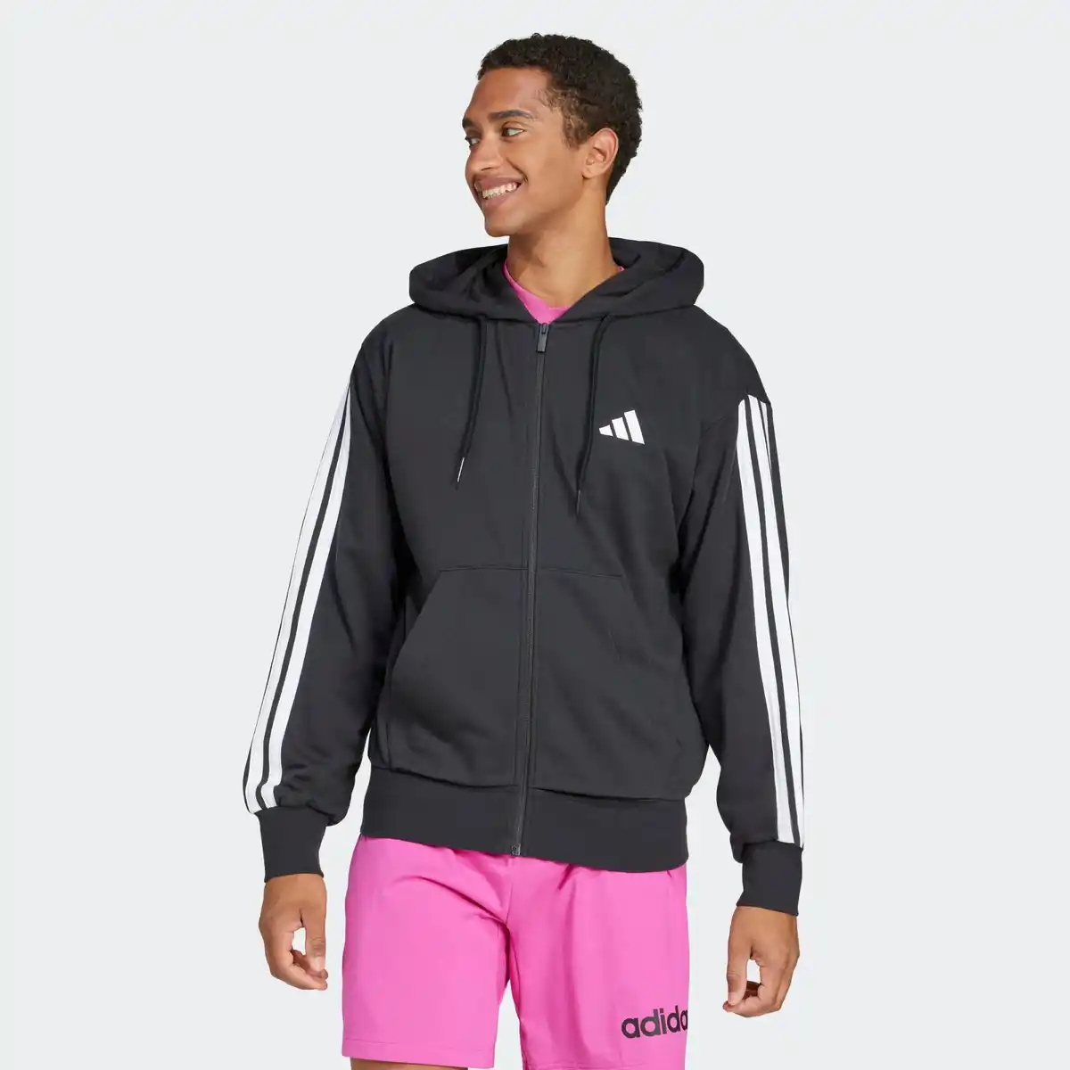 Bild 1 von ADIDAS Kapuzenjacke Herren Baumwolle - schwarz