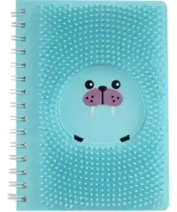 Notizbuch mit Noppen, blau