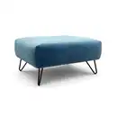 Bild 1 von Sensoo Hocker Cosy, Blau, Metall, 90x70x46 cm, Stoffauswahl, Wohnzimmer, Hocker, Sitzhocker