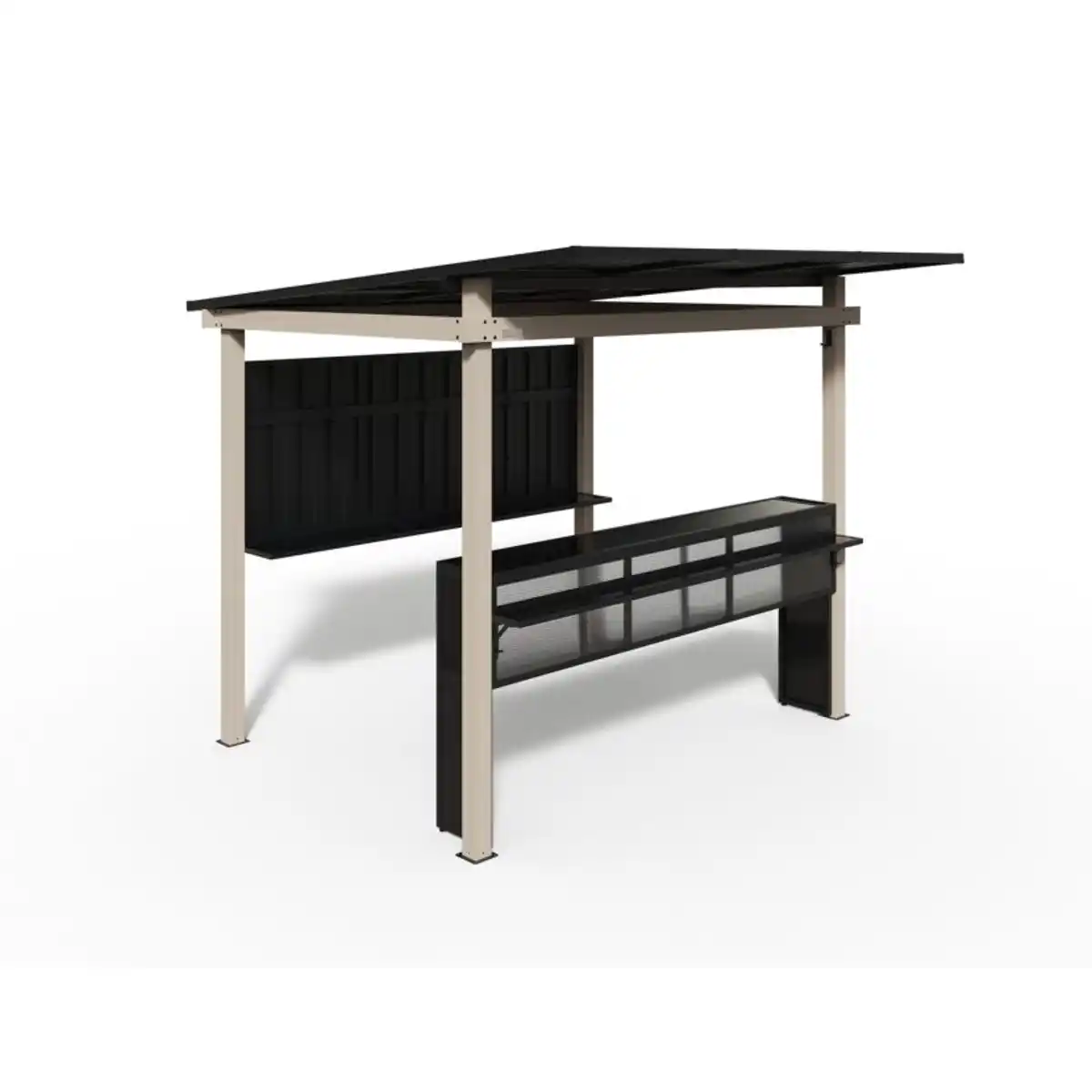 Bild 1 von Sojag Outdoorbar 'Munich' schwarz/grau 258 x 260 x 230 cm