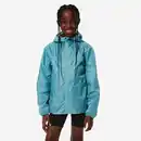 Bild 1 von QUECHUA Regenjacke Kinder wasserdicht Größe 122–170 Wandern - MH100 Zip blau