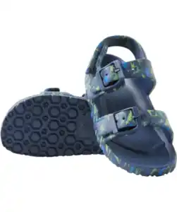 Badesandalen mit Schnallen, dunkelblau
