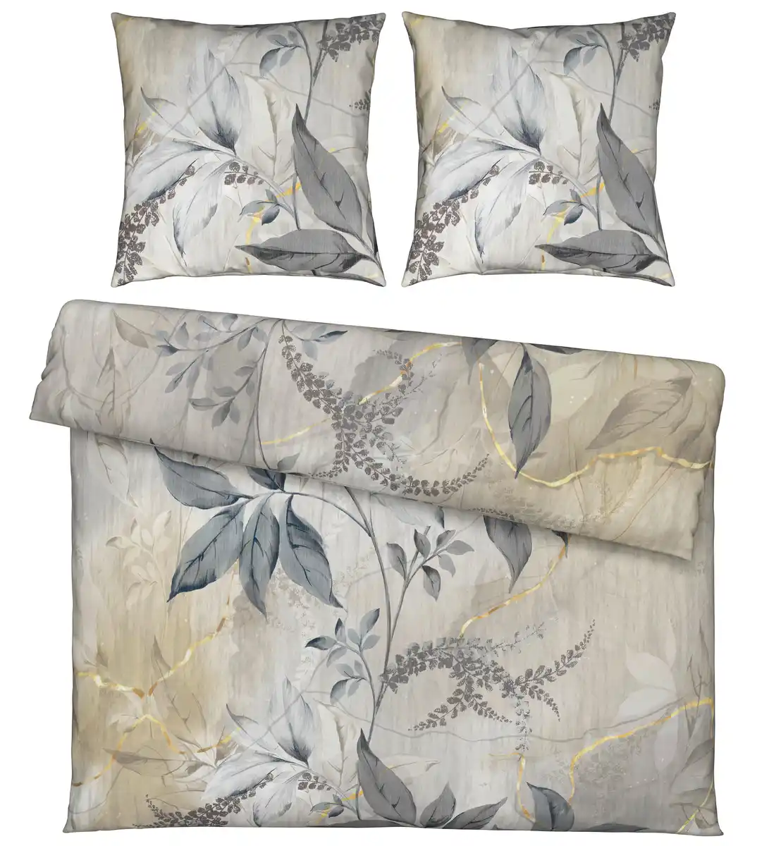Bild 1 von Bettwäsche Chiara XXL Beige ca. 200x200cm, Beige