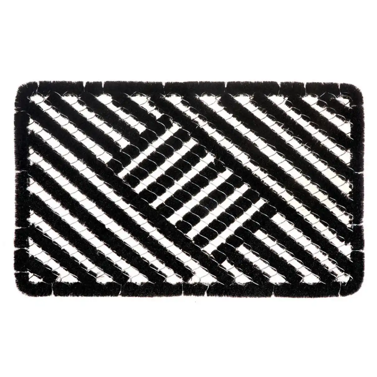 Bild 1 von Hanse Home Kokosmatte Mix Mats, Schwarz, Metall, Naturmaterialien, Uni, rechteckig, 40x60 cm, rutschfest, für Fußbodenheizung geeignet, rutschhemmend, pflegeleicht, widerstandsfähig, Teppiche & B