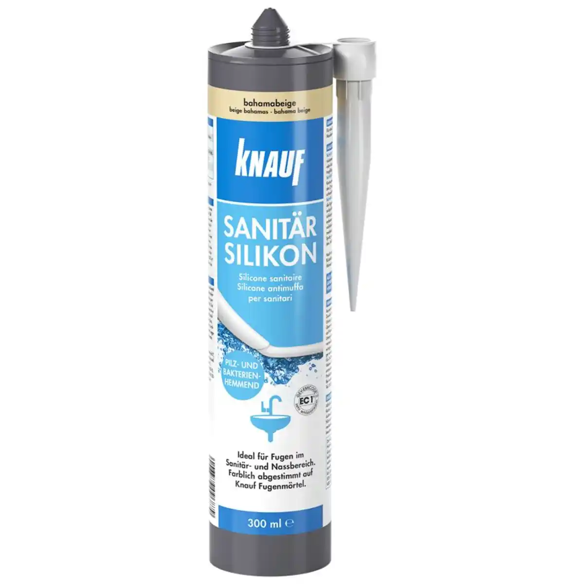 Bild 1 von Knauf Sanitärsilikon bahamabeige 300 ml
