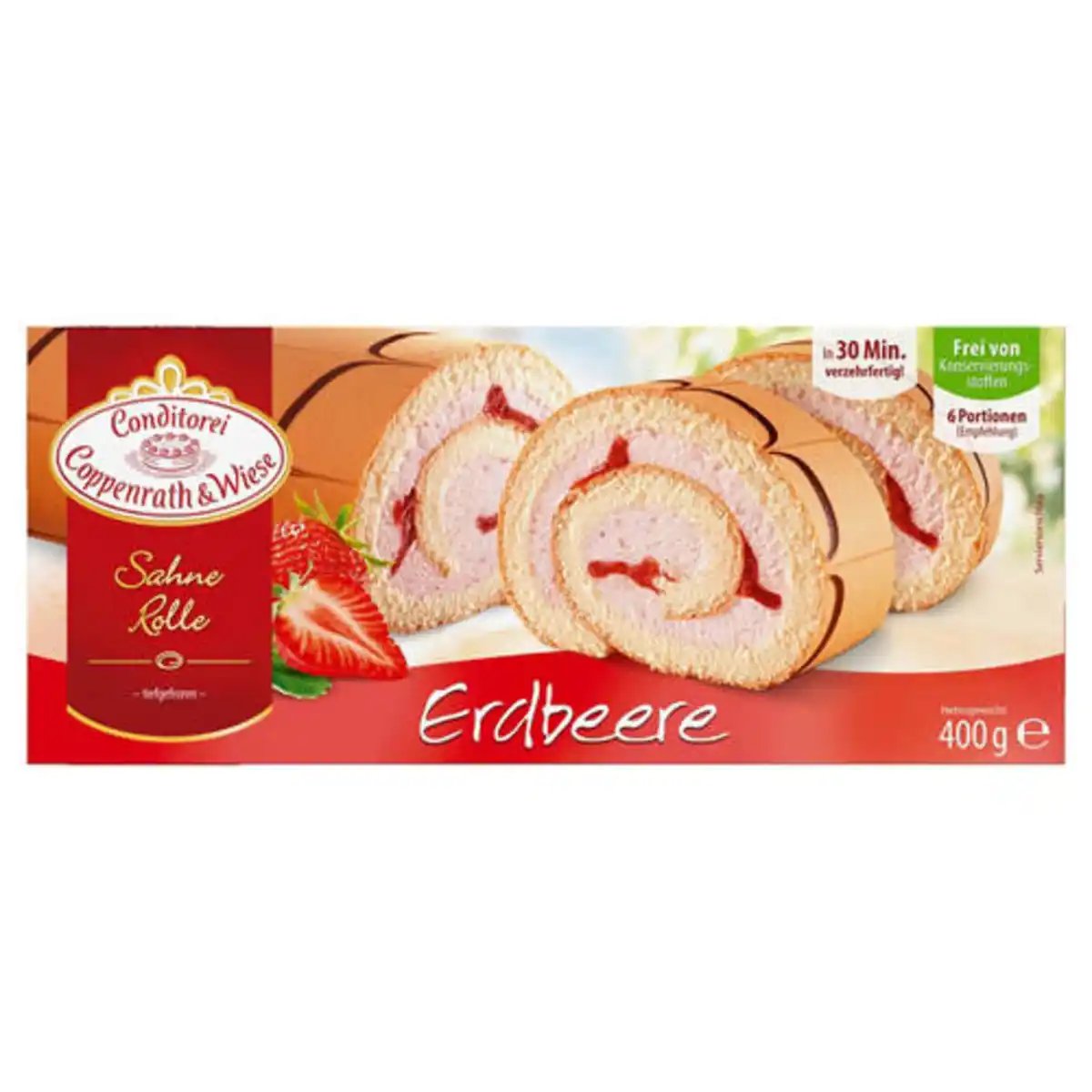 Bild 1 von CONDITOREI COPPENRATH & WIESE Erdbeer-Sahne-Rolle 400 g