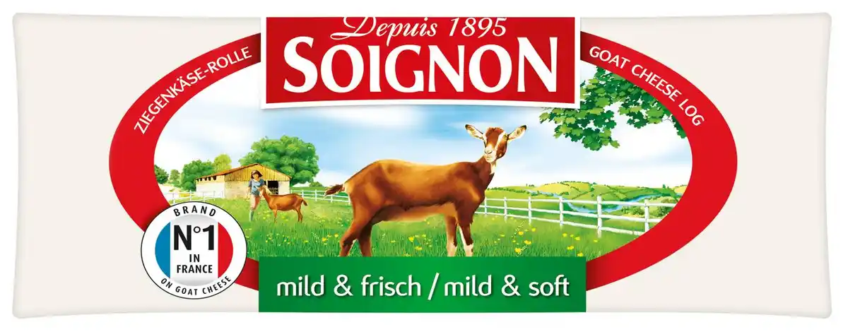Bild 1 von SOIGNON Ziegenkäse-Rolle, 150-g-Rolle
