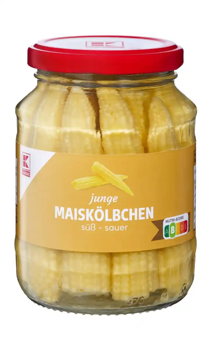 Bild 1 von K-CLASSIC Junge Maiskölbchen, 340-g-Glas