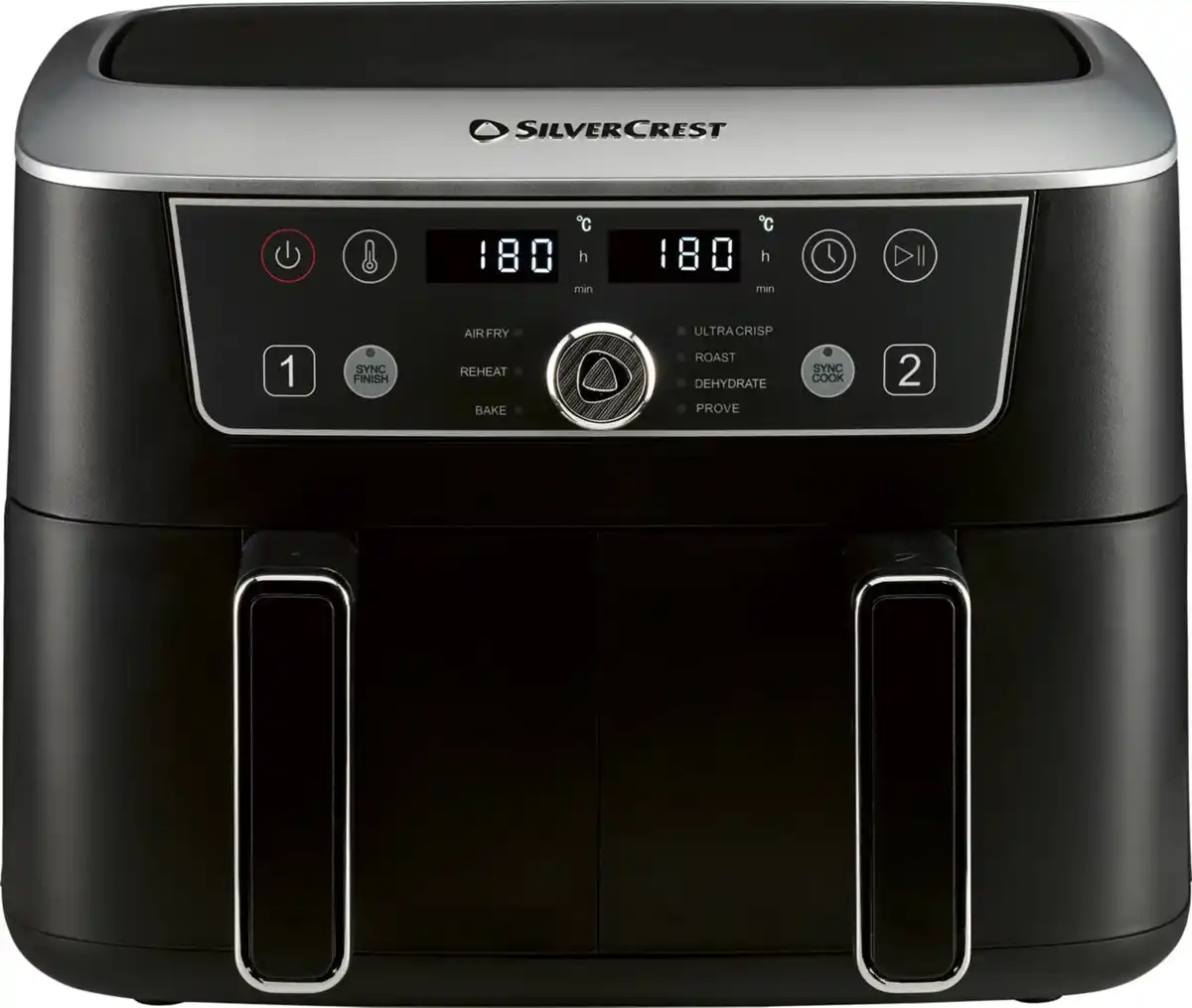 Bild 3 von SILVERCREST® Doppel-Heißluftfritteuse »SHFDD 2600 C2«