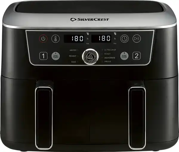 Bild 3 von SILVERCREST® Doppel-Heißluftfritteuse »SHFDD 2600 C2«