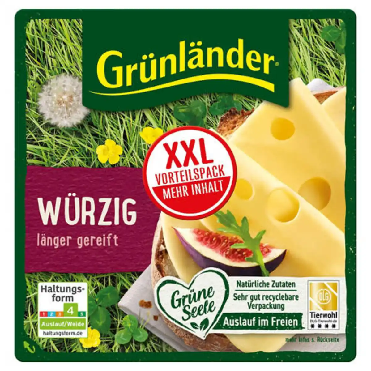 Bild 1 von GRÜNLÄNDER Grünländer XXL 210 g, würzig