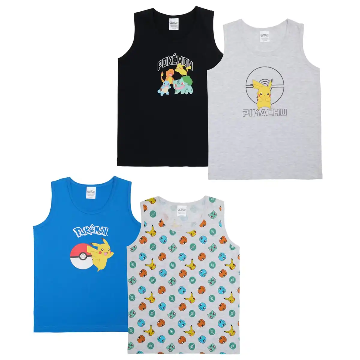 Bild 1 von Kinder-Unterhemden »Pokémon«, 2-St.-Packg.