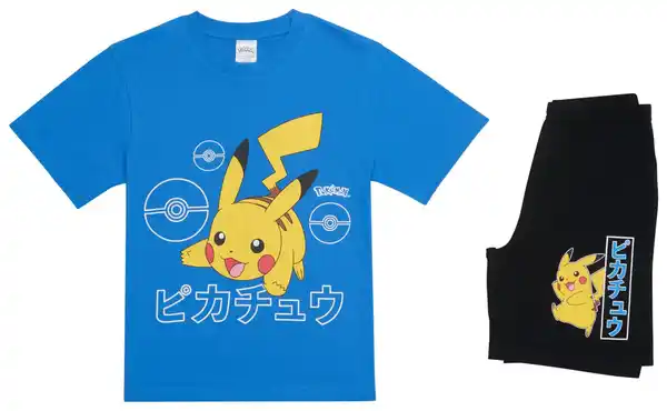 Bild 2 von Kinder-Shorty-Pyjama »Pokémon«, 2-teilig
