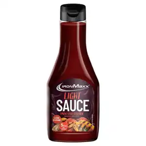 IRONMAXX Light Sauce 285 ml, Smokey BBQ