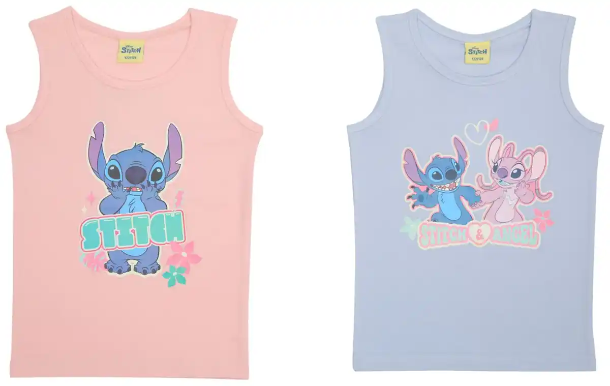 Bild 2 von Kinder-Unterhemden »Stitch«, 2-St.-Packg.