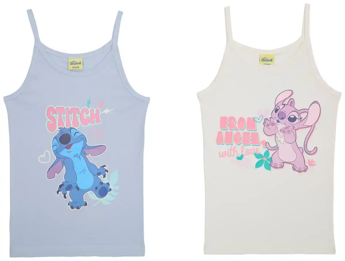 Bild 3 von Kinder-Unterhemden »Stitch«, 2-St.-Packg.