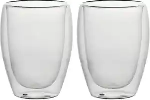 Cappuccino-Gläser doppelwandig, 2-St.-Packg.