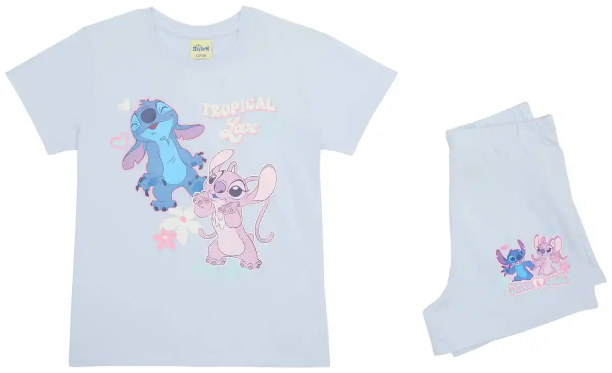 Bild 2 von Kinder-Shorty-Pyjama »Stitch, 2-teilig