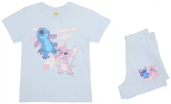 Bild 2 von Kinder-Shorty-Pyjama »Stitch, 2-teilig