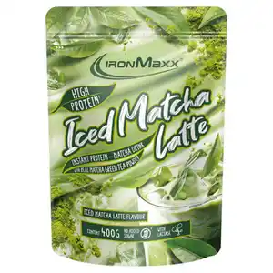 IRONMAXX Pulver Mix, Iced Matcha Latte 400 g