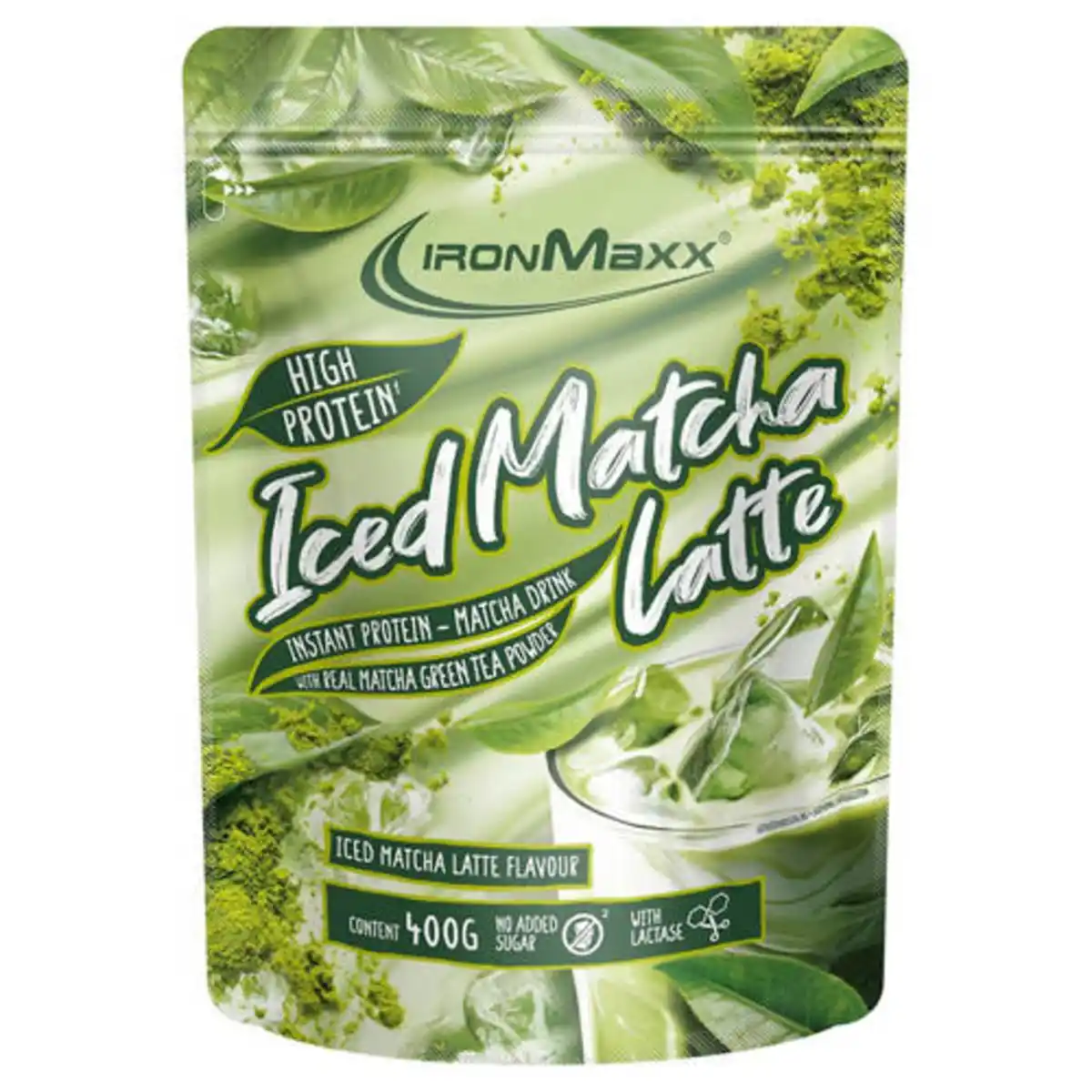 Bild 1 von IRONMAXX Pulver Mix, Iced Matcha Latte 400 g