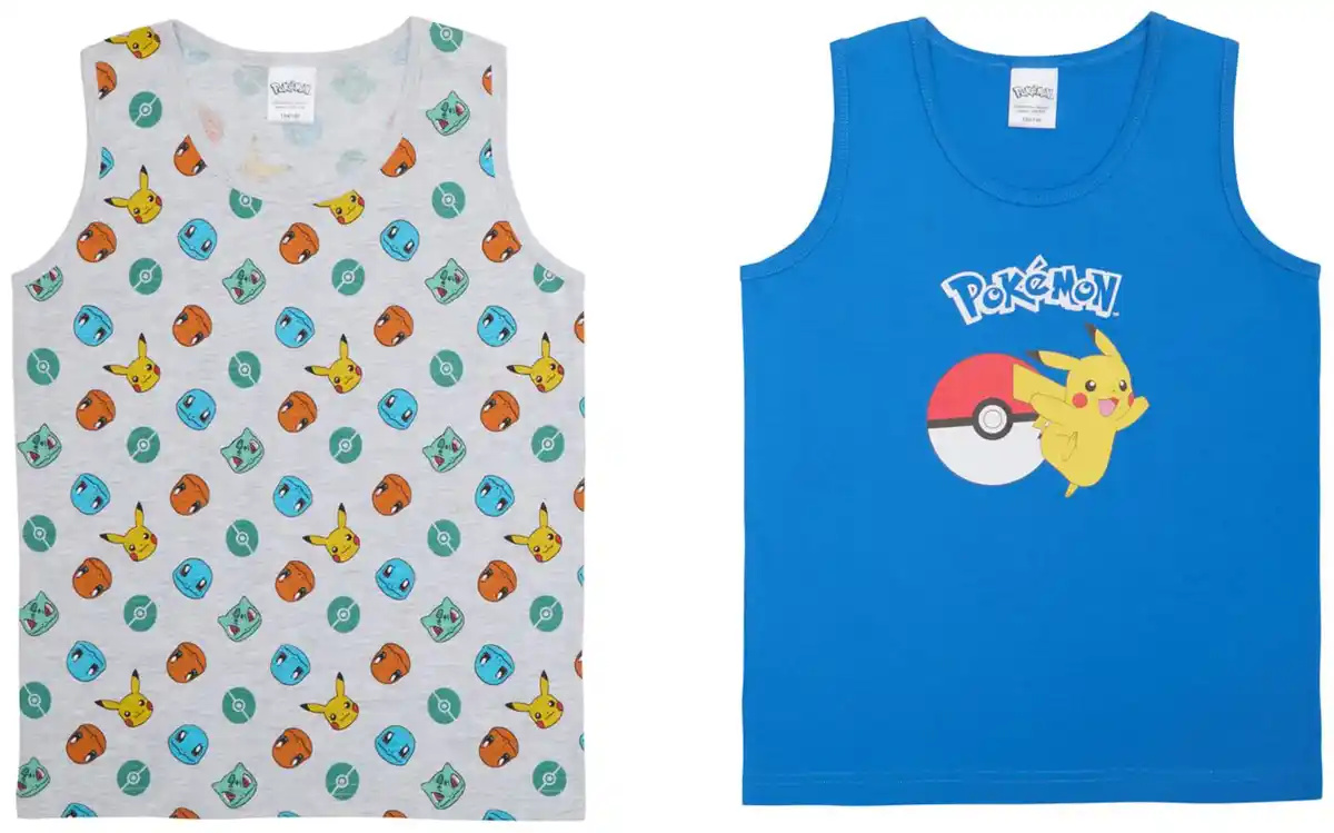 Bild 2 von Kinder-Unterhemden »Pokémon«, 2-St.-Packg.