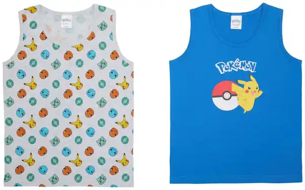 Bild 2 von Kinder-Unterhemden »Pokémon«, 2-St.-Packg.