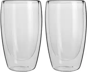 Caffè-Latte-Gläser doppelwandig, 2-St.-Packg.