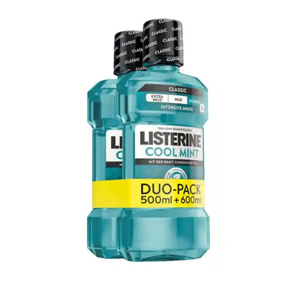 Bild 1 von LISTERINE Duopack 500ml/600ml, Cool Mint