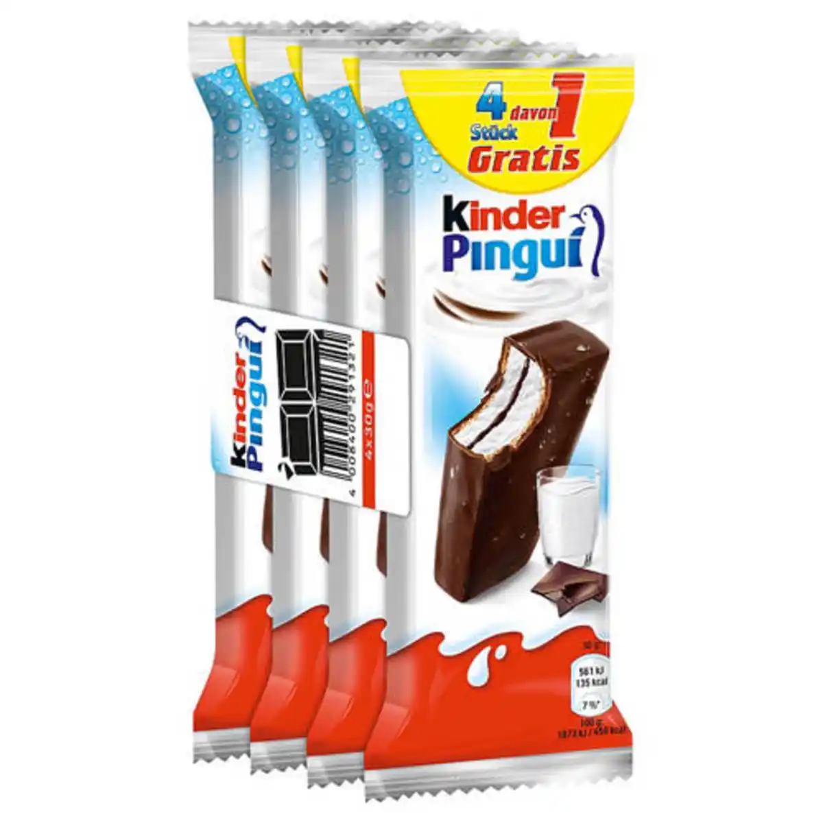Bild 1 von FERRERO Kinder Pingui, 4er-Packung