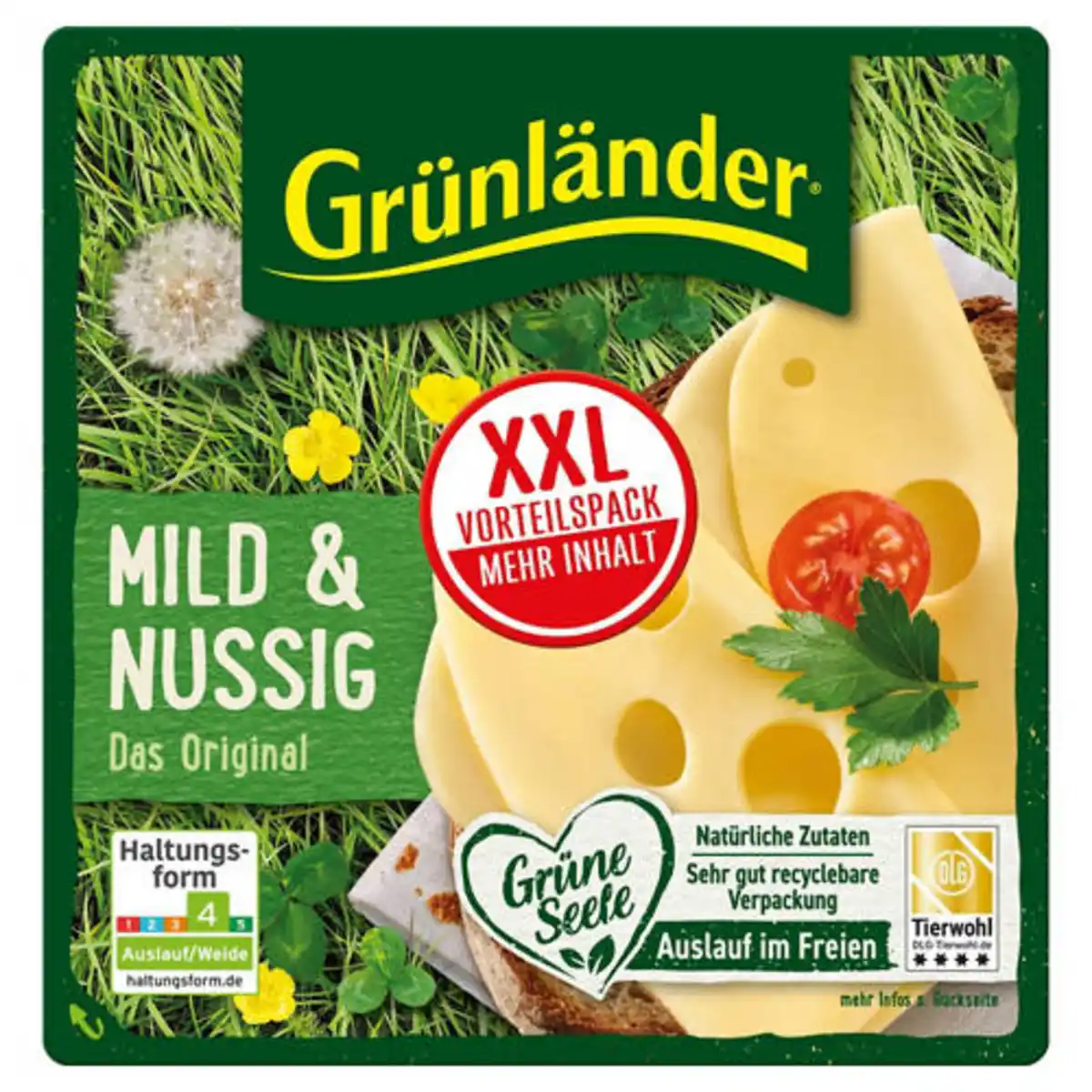 Bild 1 von GRÜNLÄNDER Grünländer XXL 240 g, mild und nussig
