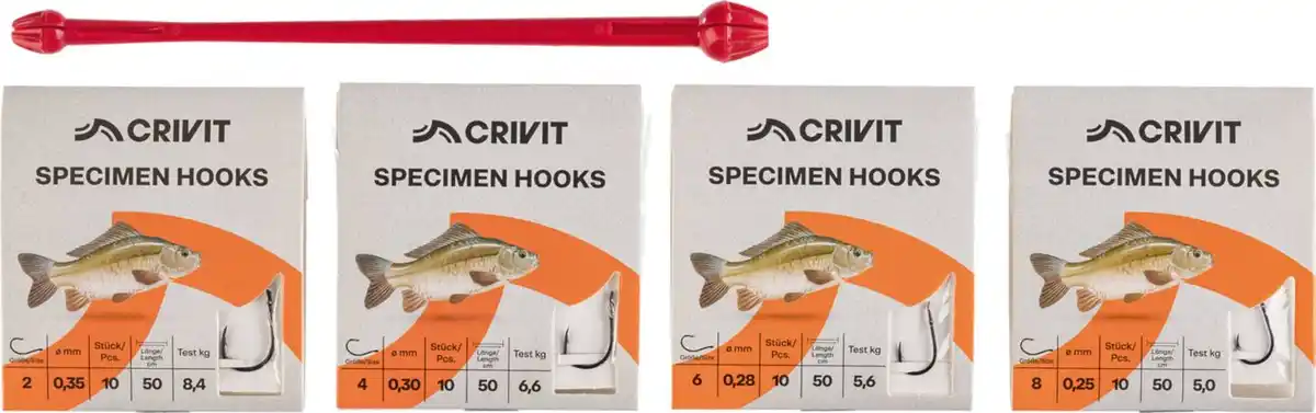 Bild 1 von CRIVIT® Vorfachhaken-Set »Karpfen«, 81-teilig