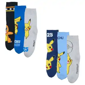 Kinder-Socken »Pokémon«, 3 Paar