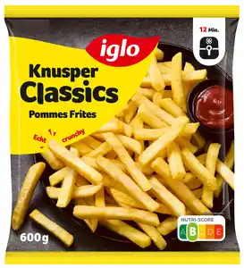 IGLO Pommes Frites, 600-g-Packg.