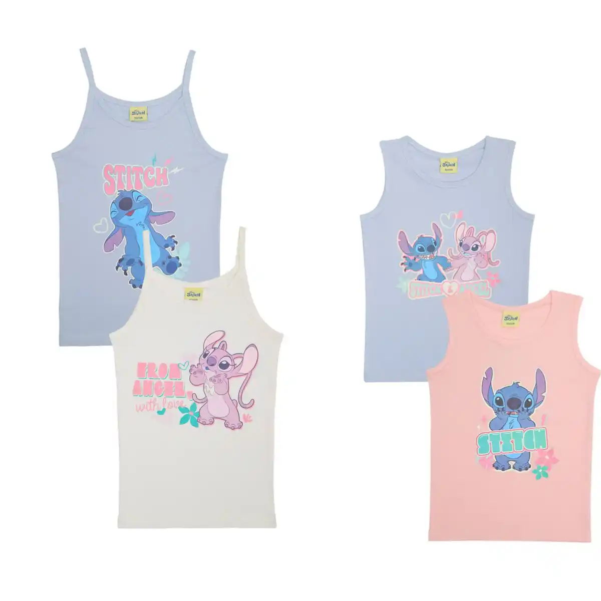 Bild 1 von Kinder-Unterhemden »Stitch«, 2-St.-Packg.