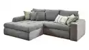 Bild 1 von Ecksofa Cord Schlaffunktion Bettkasten grau 241 cm - LUNO