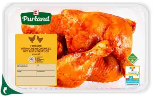 K-PURLAND Hähnchenschenkel mit Rückenstück, 1,1-kg-Packg.