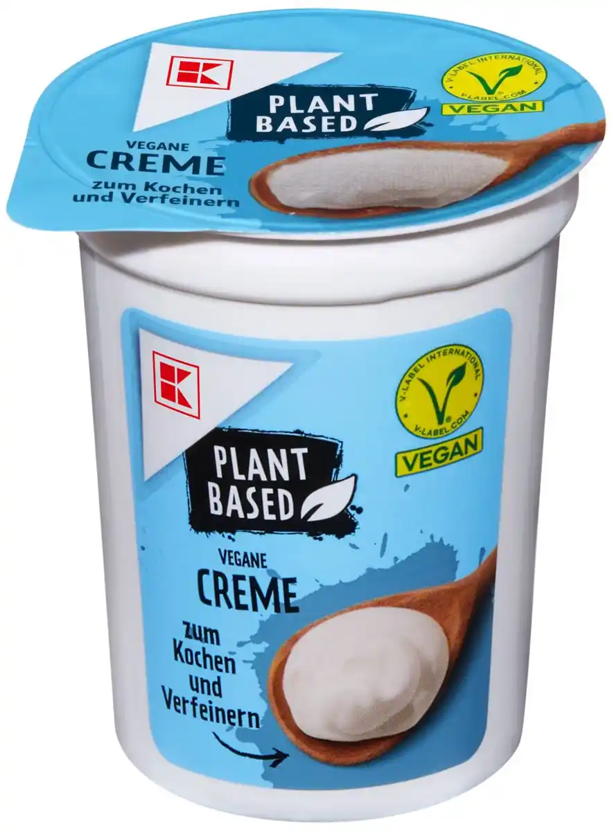 Bild 1 von K-PLANT BASED Vegane Creme, 150-g-Becher